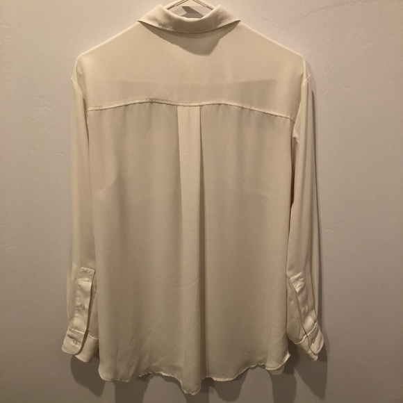 Express Cream Portofino Shirt Sz Small - Picture 4 of 4
